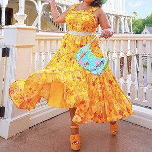 NEW Disney Color Me Courtney Tiana Maxi Dress M The Princess and The Frog $128